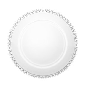 Prato Sobremesa Cristal Coração Lyor