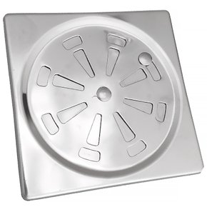 Ralo Grelha Abre e Fecha Inox Flvx Hidro 15x15cm RAF15