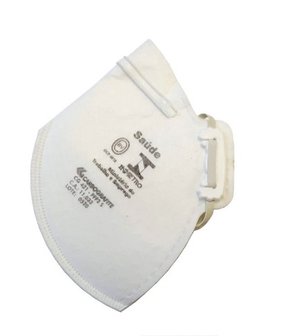 Respirador Descartável Dobrável Carbografite CG421 PFF2