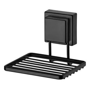 Saboneteira com Ventosa Preto Fosco Future 8051PT