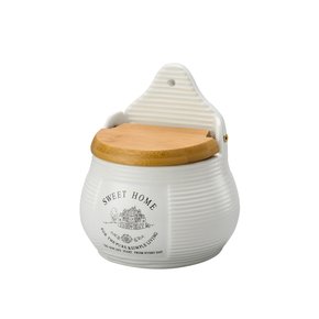 Saleiro de Parede Com Tampa Madeira Lyor 8059