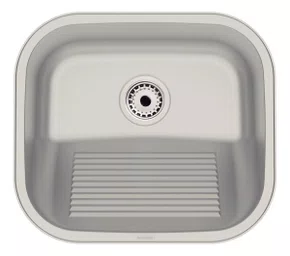 Tanque De Encaixe 40x35cm 19l Tramontina Hera Compact Inox