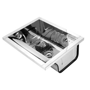 Tanque Reto de Sobrepor Alto Brilho Docol 63x51,5x26cm 35 Litros 017051CH