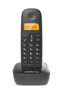 Telefone sem Fio Digital Preto Intelbras TS2510