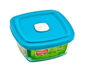 Tigela com Tampa Facilita Marinex 2 Litros