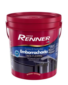 Tinta Emborrachada Frentes & Fachadas Branco Fosco Renner 18 litros 6001