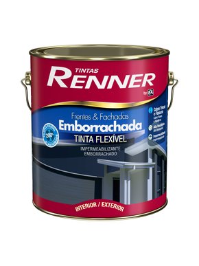 Tinta Emborrachada Frentes & Fachadas Branco Fosco Renner 3,6 litros 6001