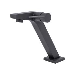 Torneira de Mesa para Banheiro 91017 C71 Requinte Preto Fosco Rainha