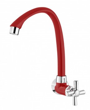 Torneira de Parede para Cozinha Vermelha com Cromada Tigre 300000630
