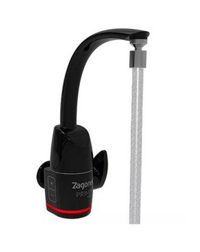 Torneira Elétrica de Parede ou Mesa Prima Touch Black Zagonel 5500w