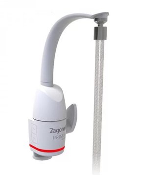 Torneira Elétrica de Parede ou Mesa Prima Touch Branco Zagonel 5500w