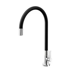 Torneira Giratória de Mesa Docol Galiflex Cromado/Preto