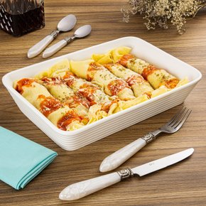 Travessa Refratária Porcelana Linea Branca Lyor 8532