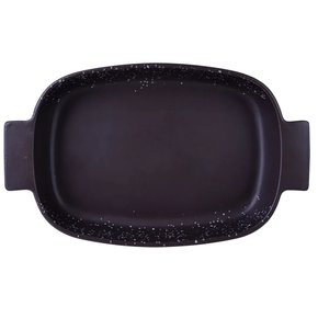 Travessa Retangular Grande em Cerâmica com Alça Dargile 28337