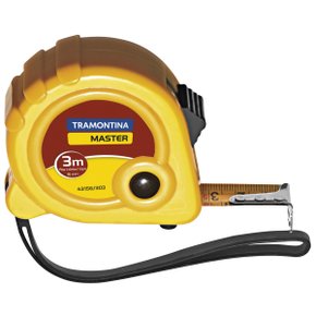 Trena com Fita de Aço e Corpo em ABS com Freio Duplo Tramontina 3 metros 43156/303