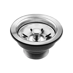 Válvula Americana para Pia Docol Cromada 3.1/2"