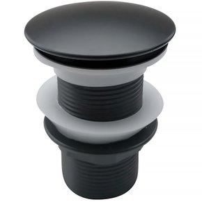 Válvula para Lavatório Click Inox e Plástico Black Flvx Hidro 1.1/4" VC114BLA