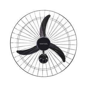 Ventilador de Parede Preto Bivolt Ventisol 60cm 543 200W