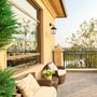Arandela Colonial Sextavada Preto Vidro Liso Blumenau Iluminação 109400-01