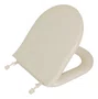 Assento Almofadado Tampa Astra P/ Bacia Incepa Calypso Biscuit