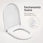 Assento Sanitário Soft Close D Branco Tigre