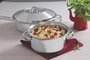 Caçarola Solar Rasa em Aço Inox Fundo Triplo Tramontina 24cm 62503/240