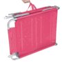 Cadeira Espreguiçadeira Alumínio Rosa Mor 2704
