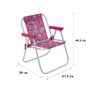 Cadeira Infantil em Alumínio Barbie Bel 25210