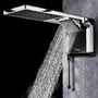 Chuveiro Acqua Duo Preto com Cromado Lorenzetti 7800W