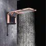 Chuveiro Acqua Duo Ultra Preto com Rose Gold Lorenzetti 7800w