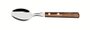 Colher de Mesa com Lâmina em Aço Inox e Cabo em Madeira Polywood Castanho Tramontina 21103/490