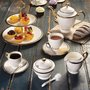 Conjunto 6 Xícaras de Chá de Porcelana com Pires Paddy 200ml Wolff 25113