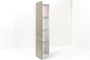 Conjunto de balcão de Banheiro Marsala Branco com Fendi Mazzu 90 cm