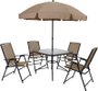 Conjunto De Cadeiras E Mesa 6 Peças Mor Acapulco