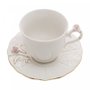 Conjunto para Chá em Porcelana 8 Peças Flower 200ml Wolff 17778