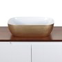 Conjunto de Gabinete de Banheiro com Cuba Binário Mazzu 80cm