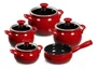 Conjunto De Panelas New Premiere Joy 5 Peças - Pomodoro Ceraflame Vermelho