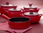Conjunto De Panelas New Premiere Joy 5 Peças - Pomodoro Ceraflame Vermelho
