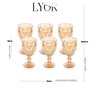 Conjunto de Taças Água Ambar Diamond Lyor 325ml 7394