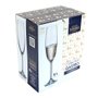 Conjunto de Taças Champanhe 220ML Gastro 6 peças Bohemia 56079