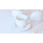Conjunto para Chá em Porcelana 8 Peças Birds 200ml Wolff 18121