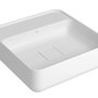 Cuba de Apoio Quadrada com Mesa Branco Slim Deca 40 cm L.11040.M.17