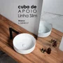 Cuba de Apoio Redonda 30cm Branca Deca L.12030.17