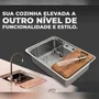 Cuba de Sobrepor ou Embutir Retangular Massima com Acessorios e Lixeira Docol 68x48   01611616