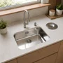 Cuba Inox de Embutir 48x34 Lavinia Com ladrão + Válvula Tramontina