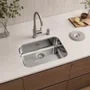 Cuba Inox de Embutir 48x34 Lavinia Com ladrão + Válvula Tramontina