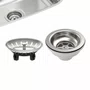 Cuba Inox de Embutir 48x34 Lavinia Com ladrão + Válvula Tramontina