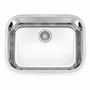 Cuba Inox de Embutir 48x34 Lavinia Sem ladrão + Válvula Tramontina
