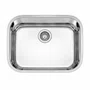 Cuba Inox de Embutir 48x34 Lavinia Sem ladrão + Válvula Tramontina