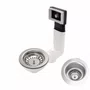 Cuba Inox de Embutir 48x34 Lavinia Sem ladrão + Válvula Tramontina